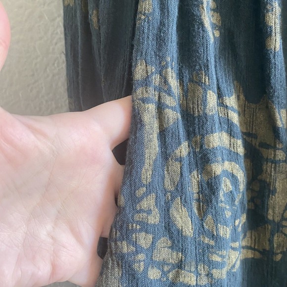 VTG Visual Professional Linen Rayon O/S High Rise Pants Pull On Art To Wear - Picture 4 of 11